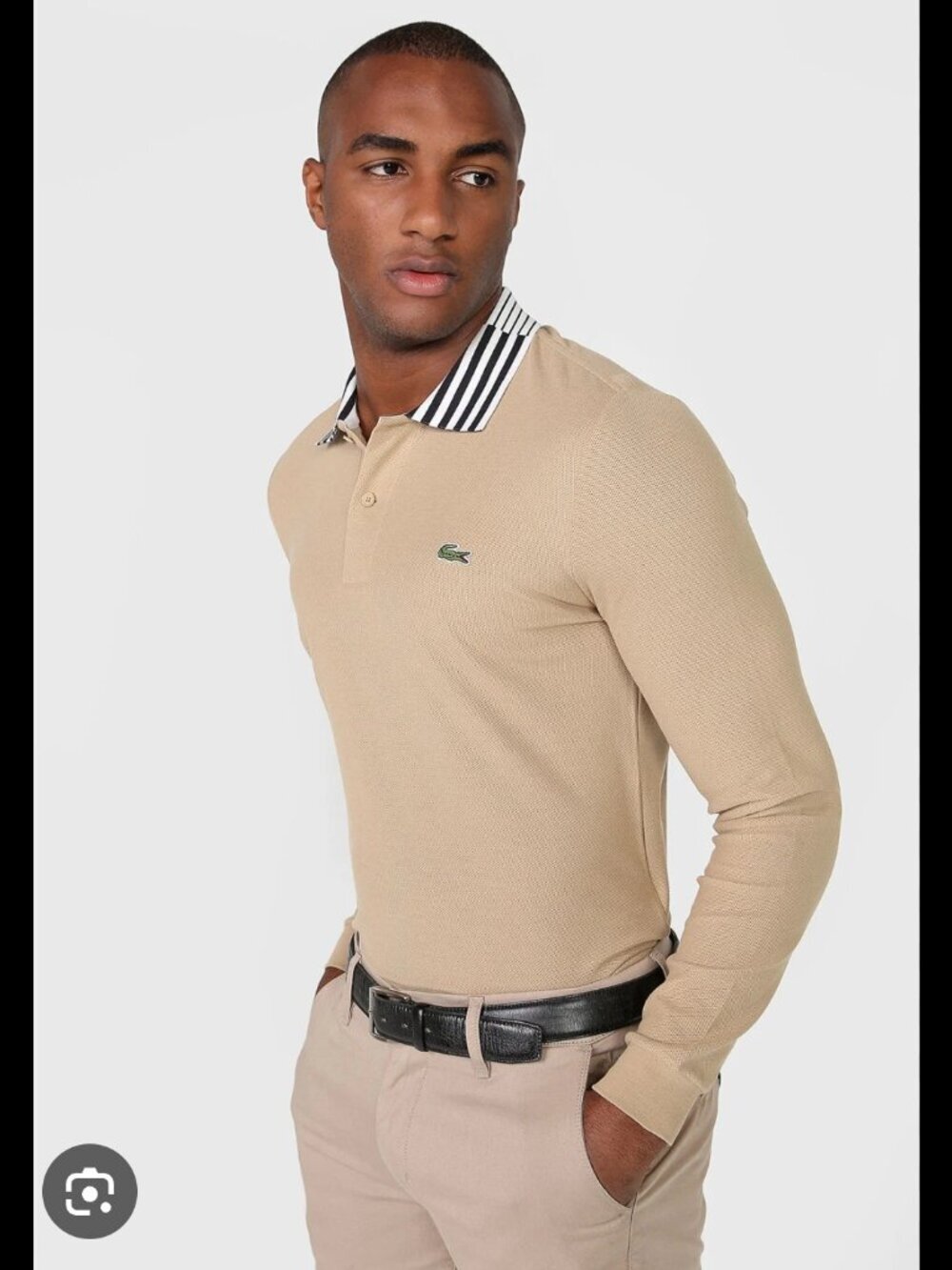 Mens Large Regular Fit Lacoste with fancy collar